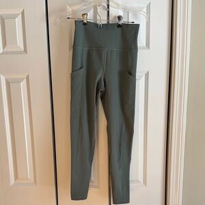 AE-Like New Pocket High-Waisted Green Leggings